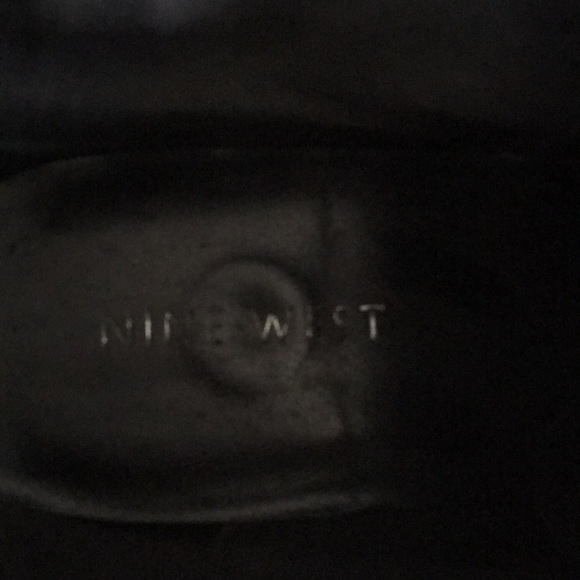 Nine West Black Suede Bootie Heels - Picture 3 of 6